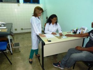 avaliação de paciente