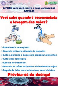 Quando é recomendado lavar as mãos
