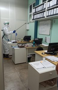 Área administrativa.